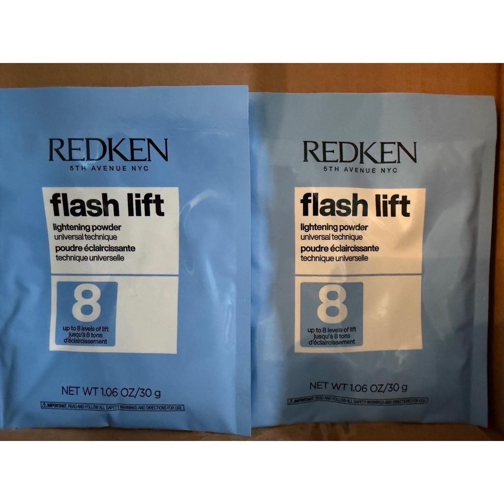 NEW‎ REDKEN Flash Lift Lightening Powder Up To 8 Levels Lift 1.06 oz